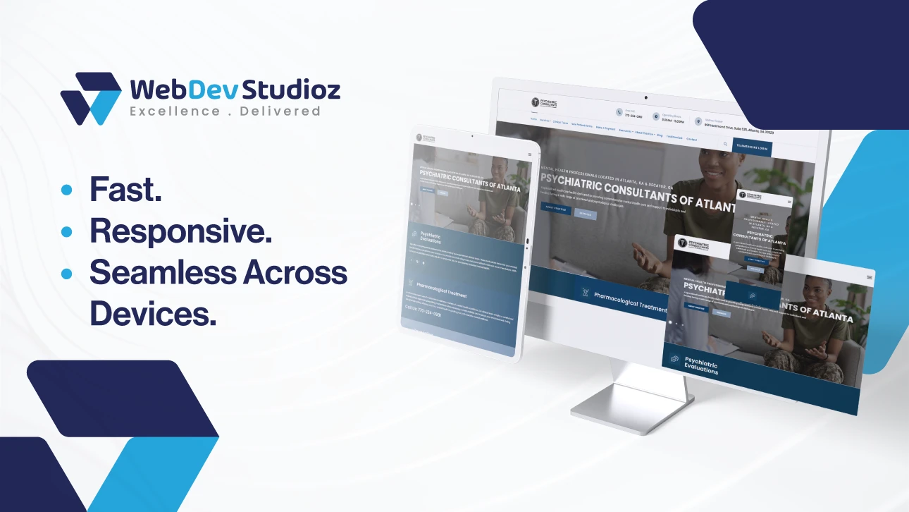 Web Dev Studioz responsive WordPress design—fast, mobile-friendly, and seamless across desktop, tablet, and mobile devices.