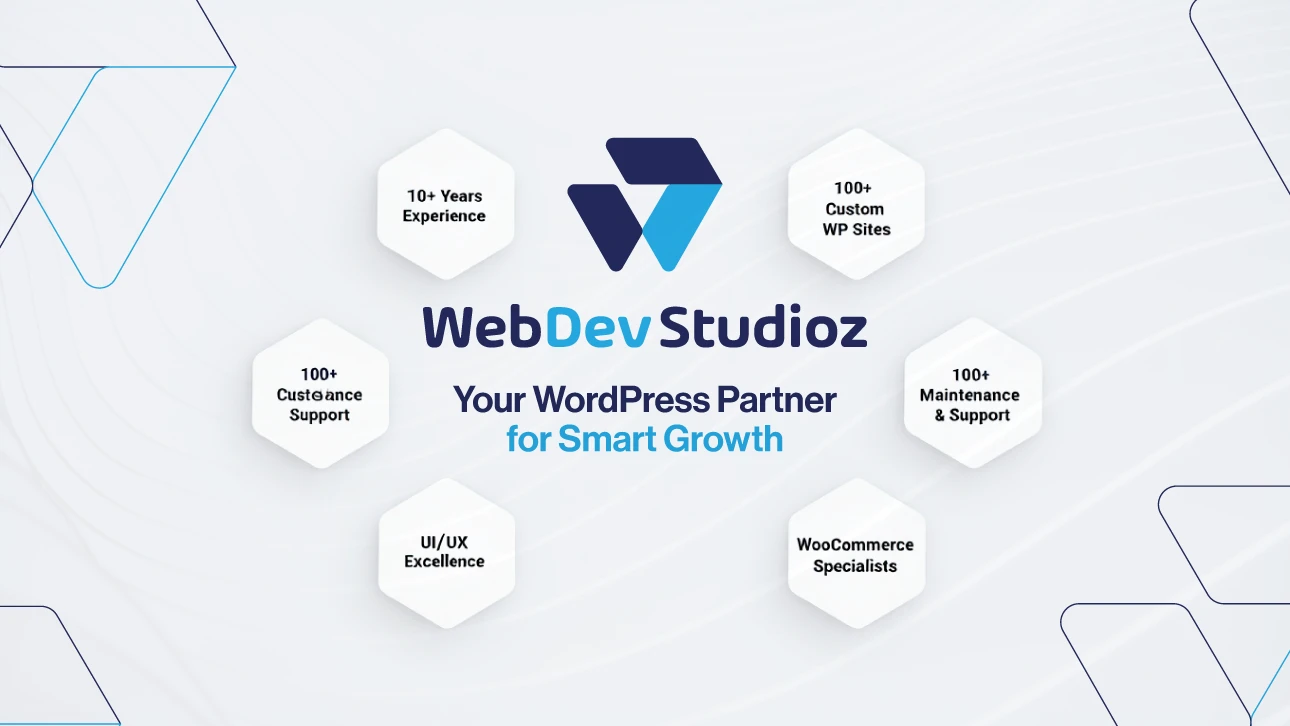 Web Dev Studioz—Your WordPress partner for smart growth with 10+ years experience, 100+ custom WP sites, UI/UX excellence, WooCommerce specialists, and ongoing support