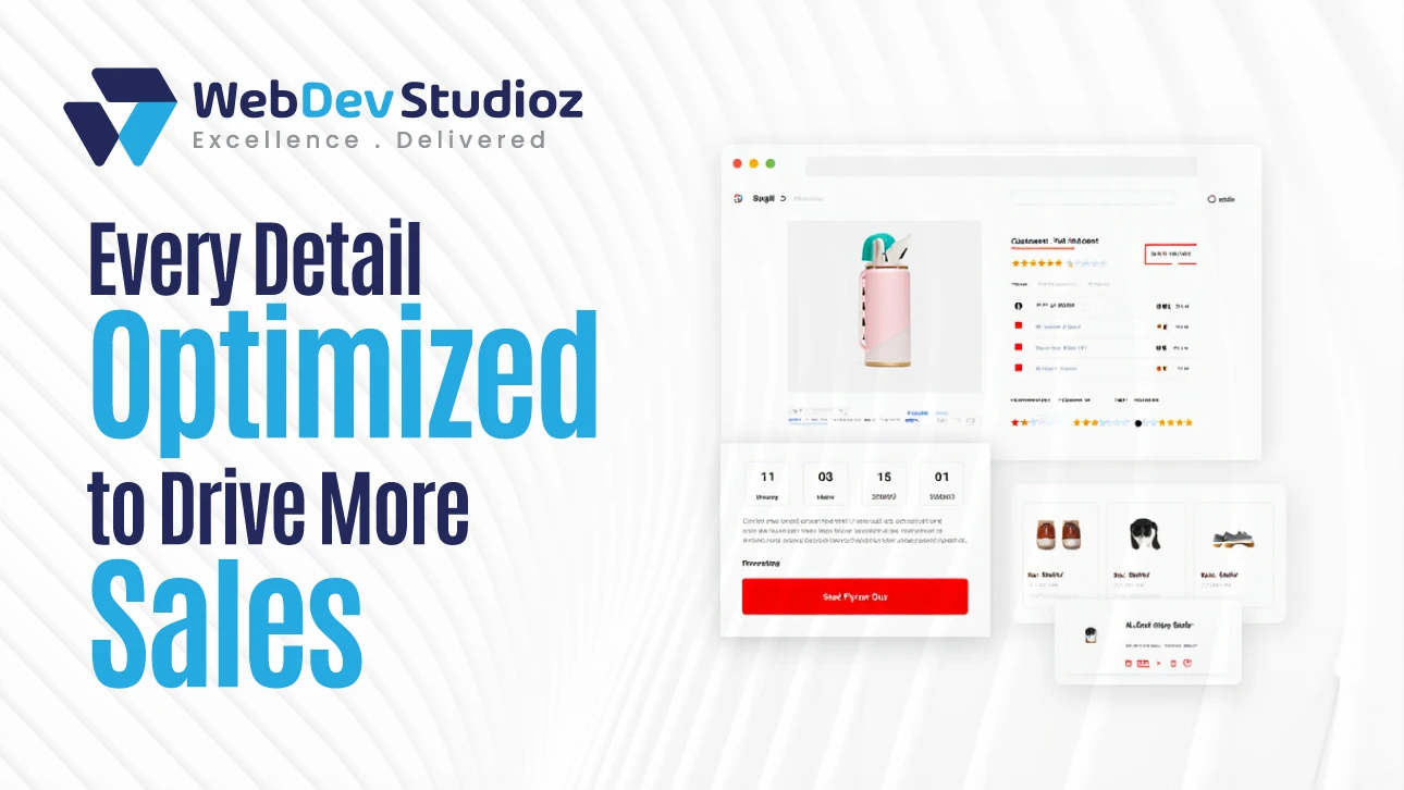 Web Dev Studioz Shopify store design—every detail optimized to boost sales with product pages, reviews, and conversion features.